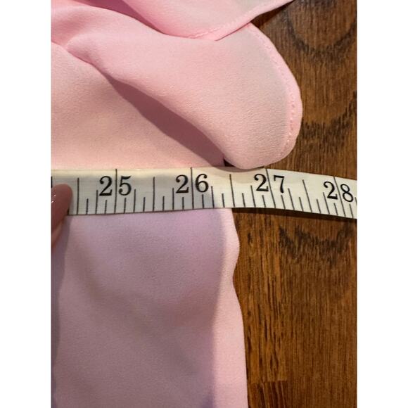 Vince Camuto Women's Flutter Sleeve Blouse Baby Pink Size 3X NWT Elegant Style - Picture 6 of 7